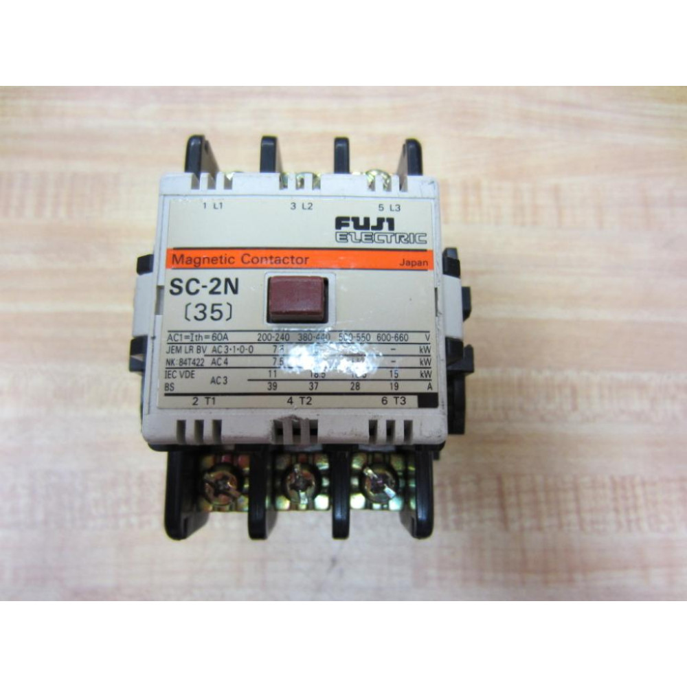 Fuji Electric SC-2N Contactor 4NC1Q0 35 Amp - Used