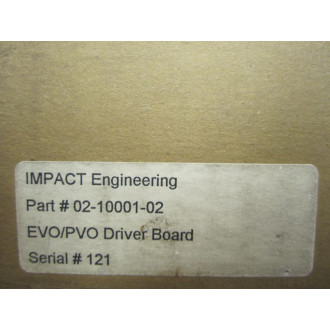 Impact Engineering 02-10001-02 Driver Board 15-10001-02