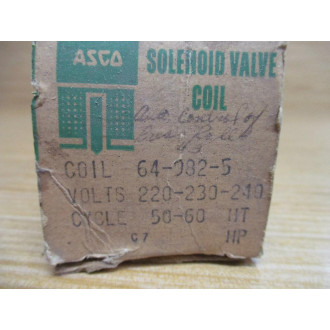 Asco 64-982-5 Solenoid Coil 649825
