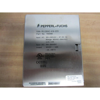 Pepperl + Fuchs 110098 Power Supply VAN-115230AC-K14-EFD