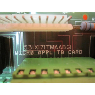 General Electric 531X171TMAABG1 Micro Application TB Card SV589058 - Used