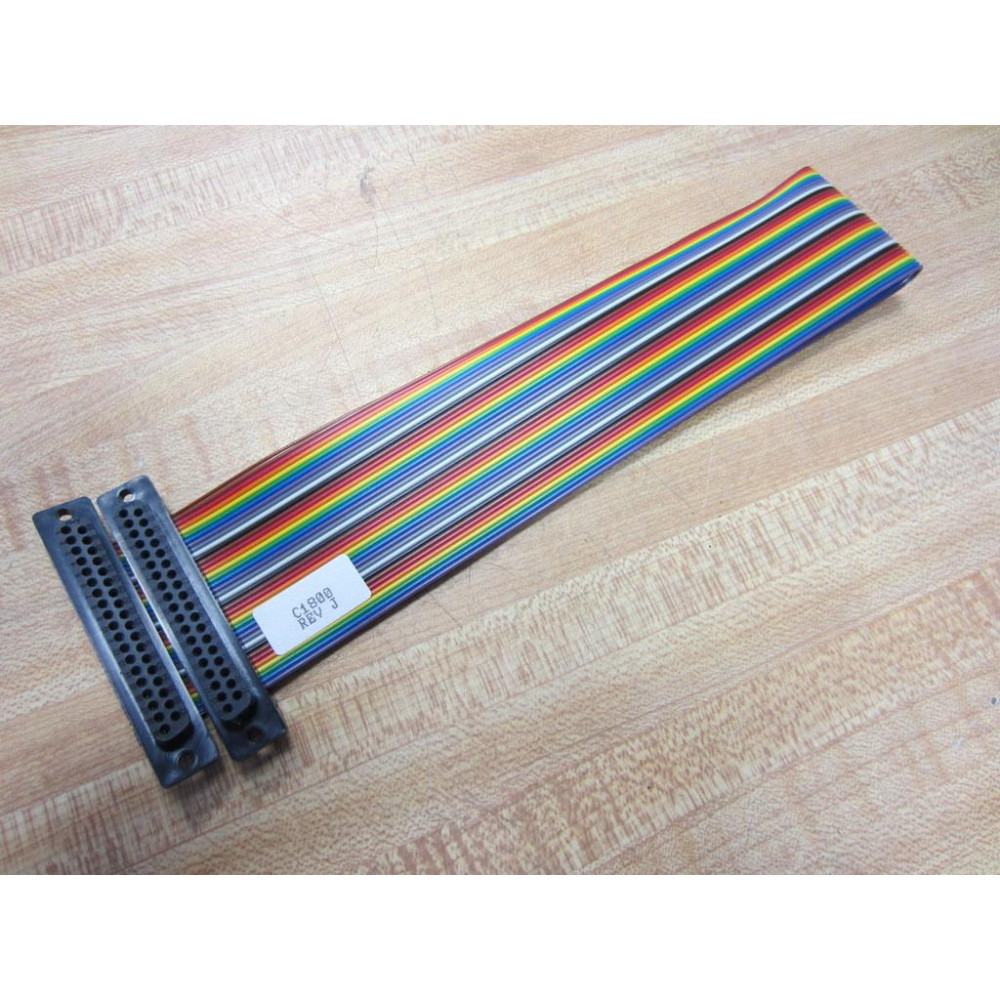 Keithley C1800 Ribbon Cable Female 37Pin Connectors 0.45m1.5ft Rev J - New No Box