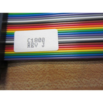 Keithley C1800 Ribbon Cable Female 37Pin Connectors 0.45m1.5ft Rev J - New No Box