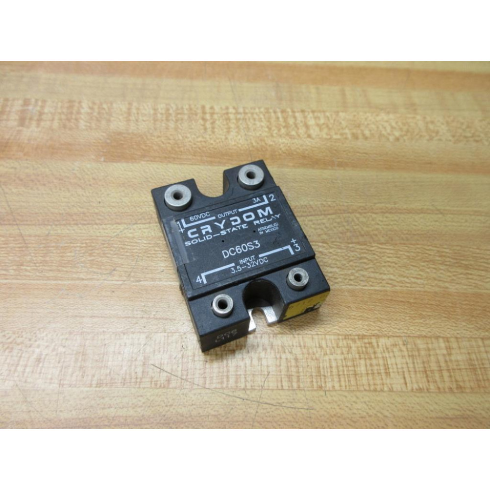 Crydom DC60S3 Solid State Relay WOut Screws - Used