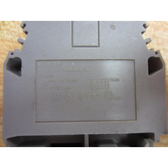 Entrelec ABB M3516 Terminal Blocks M3516 115 124 07 (Pack of 11) - Used