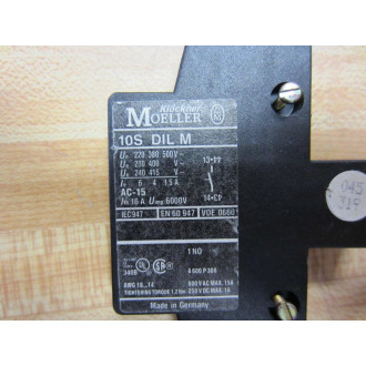 Moeller Klockner 10S DIL M Eaton Contact 10SDILM - New No Box