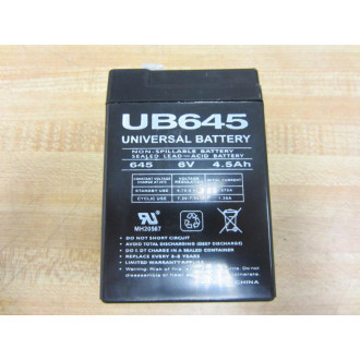 Universal Battery UB645 Non-Spillable Battery