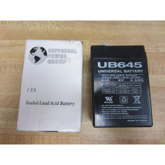Universal Battery UB645 Non-Spillable Battery