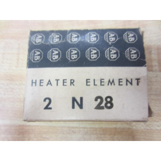 Allen Bradley N28 Overload Relay Heater Element (Pack of 2)