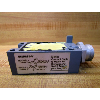 Cutler Hammer E50RAP5-W Limit Switch Receptacle E50RAP5W - Used