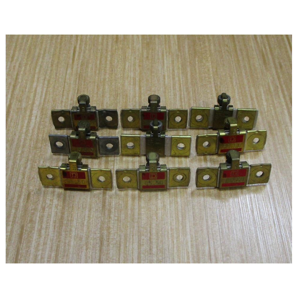 Square D B5.50 Overload Relay Heater Element B550 (Pack of 9) - Used