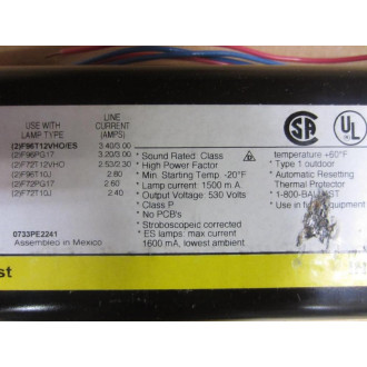 Universal Lighting 931-LH-TC-P Ballast 931LHTCP000I