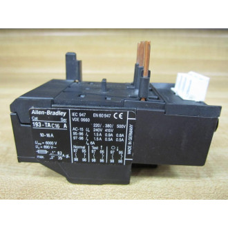 Allen Bradley 193-TA16 Overload Relay 193TAC16 - New No Box