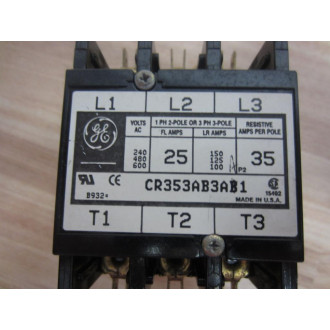 General Electric CR353AB3AB1 Contactor - Used