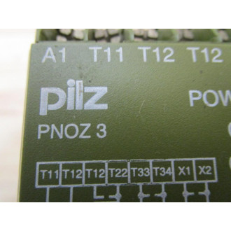 Pilz 474894 Relay PNOZ 3 24VDC 5S 1O 1W - Used