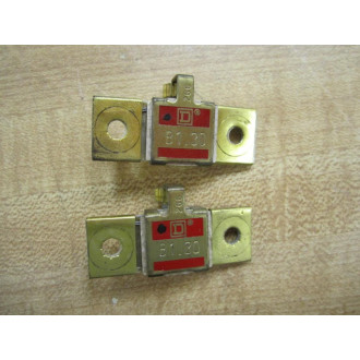 Square D B1.30 Overload Relay Heater Element B130 (Pack of 2)