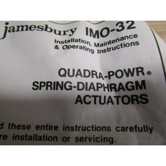 Jamesbury 202-0342-00 Repair Kit RK2 IMO-32