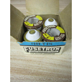 Bussmann T-6-14 Fusetron Plug Fuse T614 (Pack of 4)