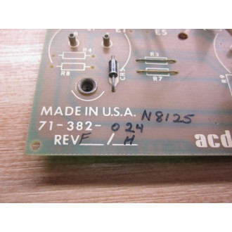 ACDC 71-382-024 Circuit Board 71382024 - Used