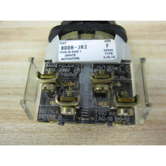 Allen Bradley 800H-JR2A Selector Switch 3Pos 800HJR2A Ser F w800T-XA