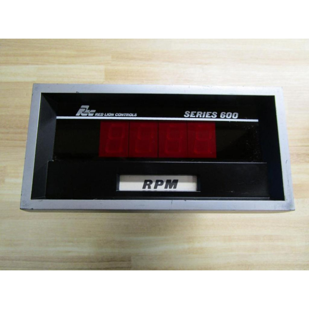 Red Lion Controls SERIES 600 Meter 57610-01 58611 - Used