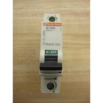 Merlin Gerin 24506 Square D Breaker 10A MG24506 Schneider WClip - Used