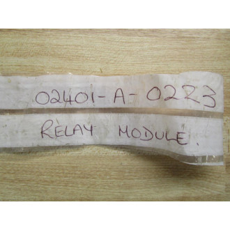J&S Seiger 02401-A-0223 Relay Module 02401A0223 - New No Box
