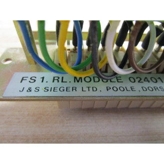 J&S Seiger 02401-A-0223 Relay Module 02401A0223 - New No Box