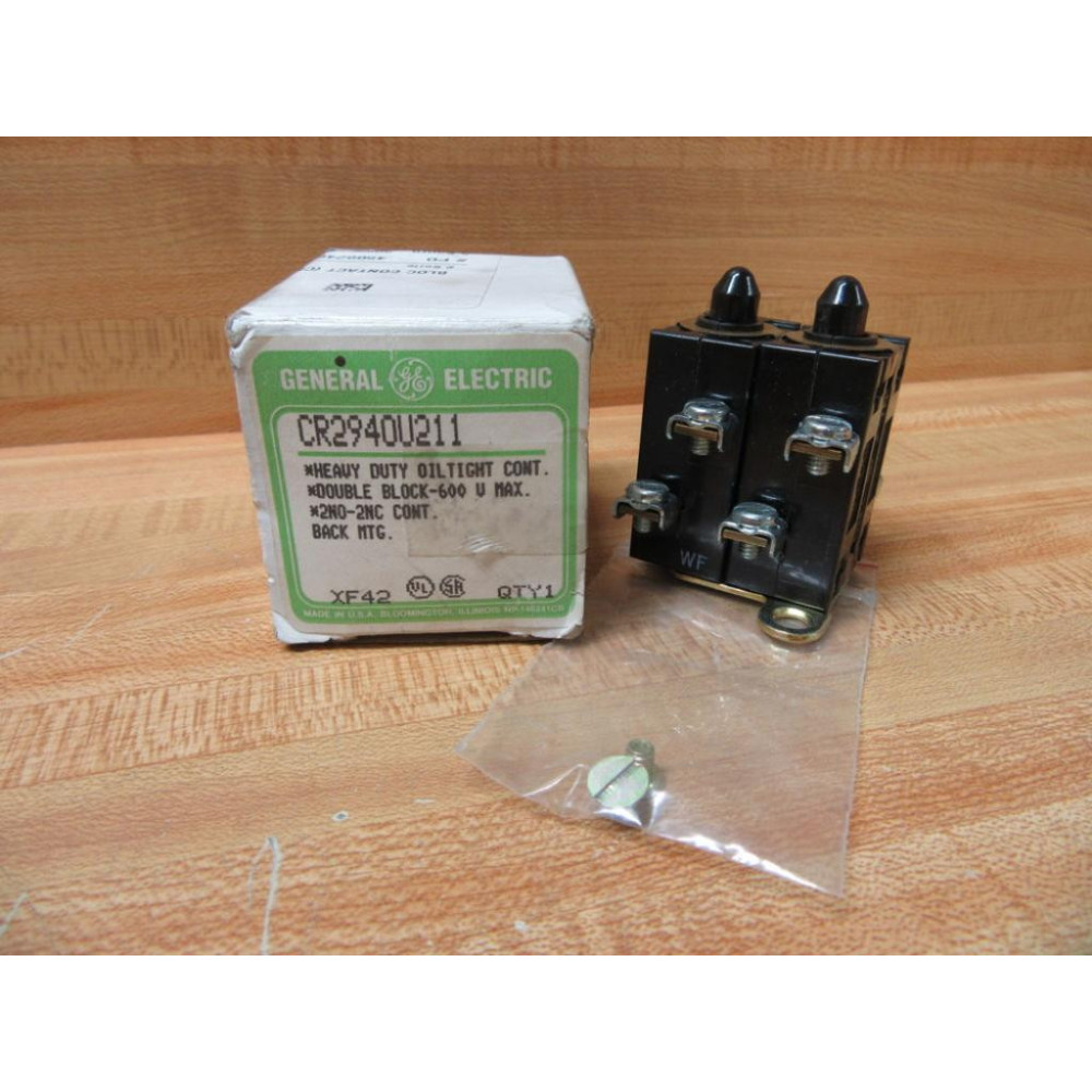 General Electric CR2940U211 Double CR2940U201 Block GE