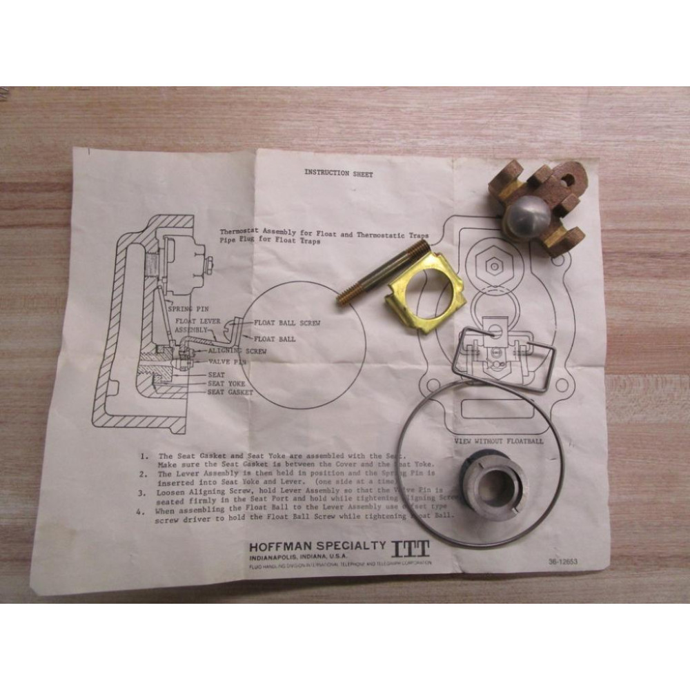 Hoffman Specialty Thermostat Assembly 36-12653 - New No Box