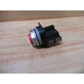 General Electric CR104PBG91R2 Red Push Button GE WContact Block - New No Box