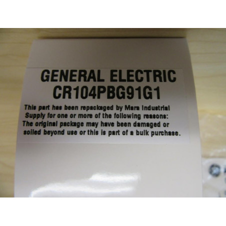 General Electric CR104PBG91G1 Push Button GE