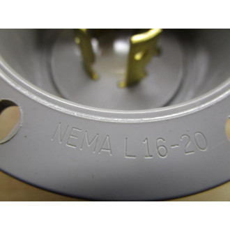 Pass & Seymour L16-20 Receptacle - New No Box