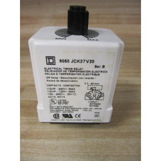 Square D 9050-JCK27V20 Time Delay Relay 9050JCK27V20 - New No Box