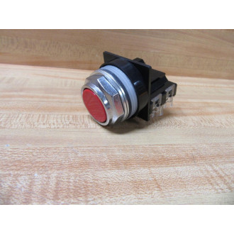 General Electric CR104PBG91R1 Red Pushbutton GE WCR104PXC91