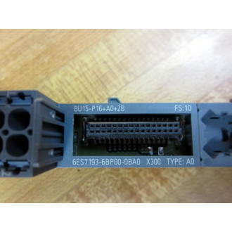 Siemens 6ES7193-6BP00-0BA0 Base Unit 6ES71936BP000BA0 - New No Box