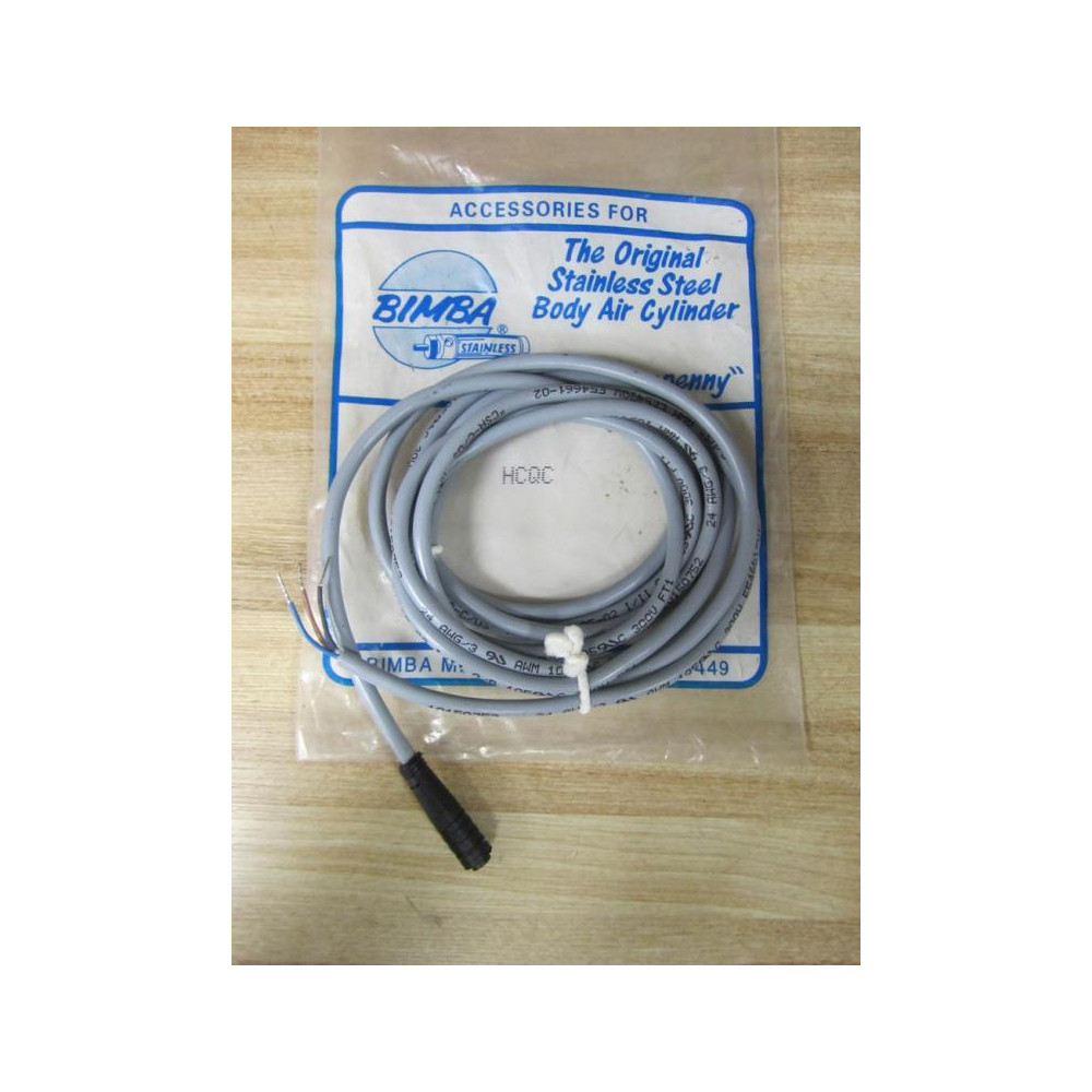 Bimba HCQC Switch 3 Pin Female3 Wire Cable Only