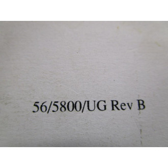 HHP 565800UG User's Guide ImageTeam 5600 & 5800 - Used