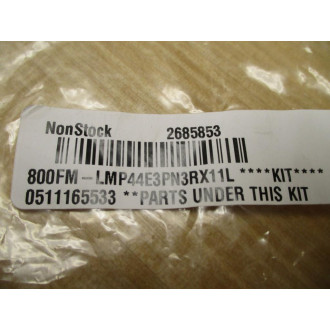 Allen Bradley 800FM-LMP44E3PN3RX11L Illum. PushPull Button Kit Overstock
