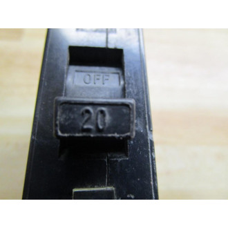 Square D LM-5661 Circuit Breaker Type EHB4 20A 1 Pole - Used