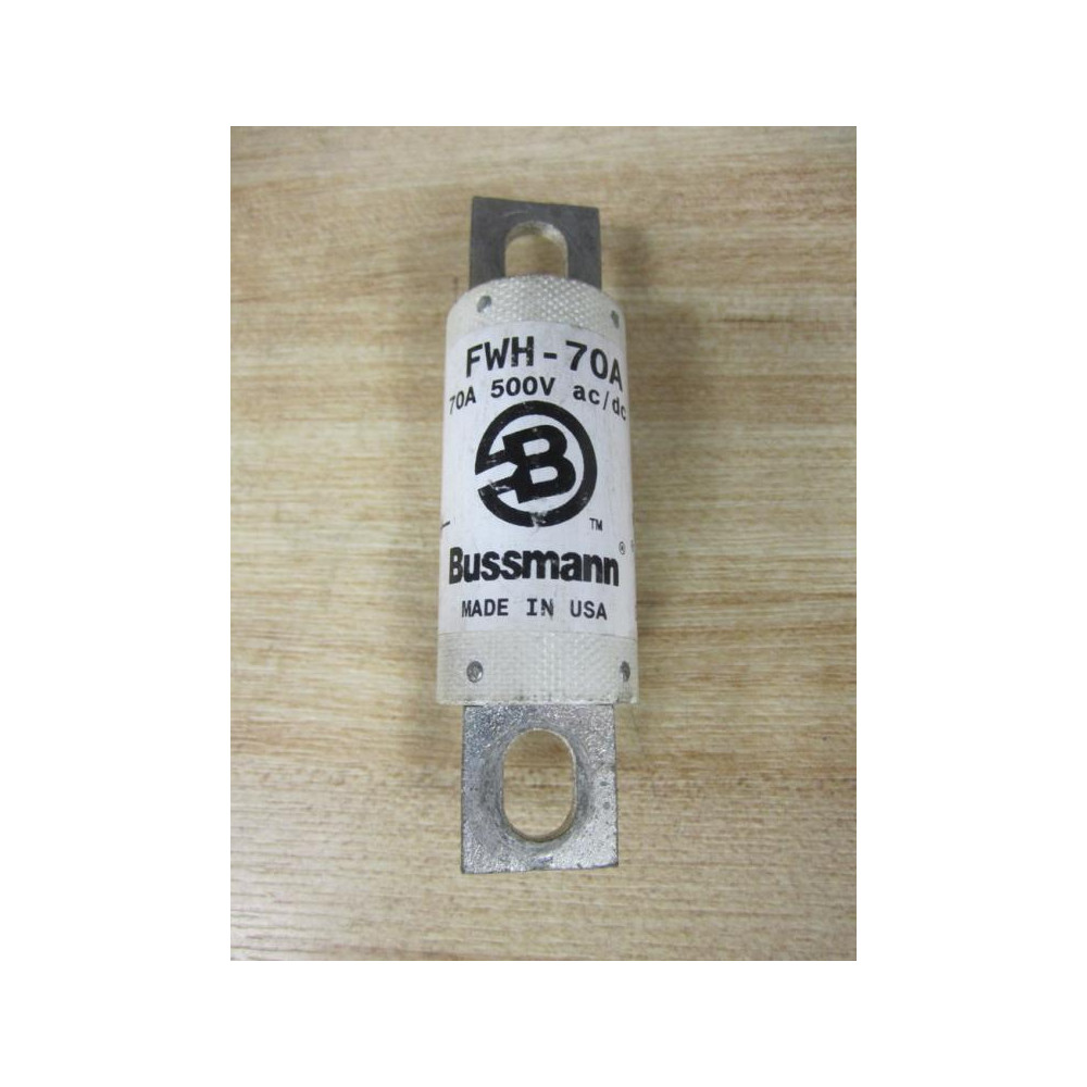 Bussmann FWH-70A Buss 70A High Speed Fuse FWH70A - Used
