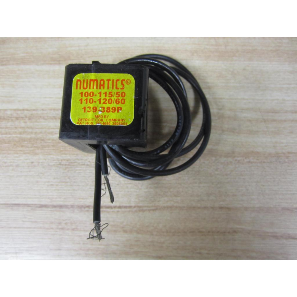 Numatics 139-389P Coil 139389P - Used