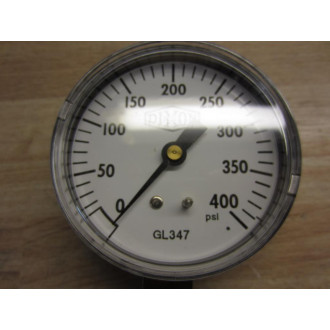 Dixon GL347 Pressure Gauge 0-400 PSI