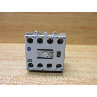 Allen Bradley 100F-A13 Auxiliary Contact 100FA13 - Used