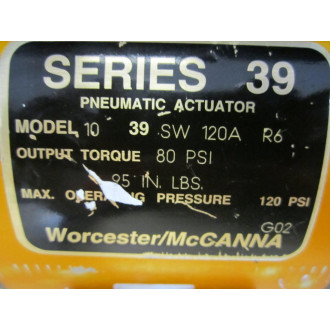 Worcester Controls 1039SW120A Flowserve Actuator - Used
