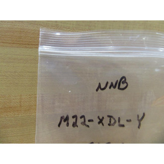 Cutler Hammer M22-XDL-Y Eaton Flat Button Lens M22XDLY - New No Box