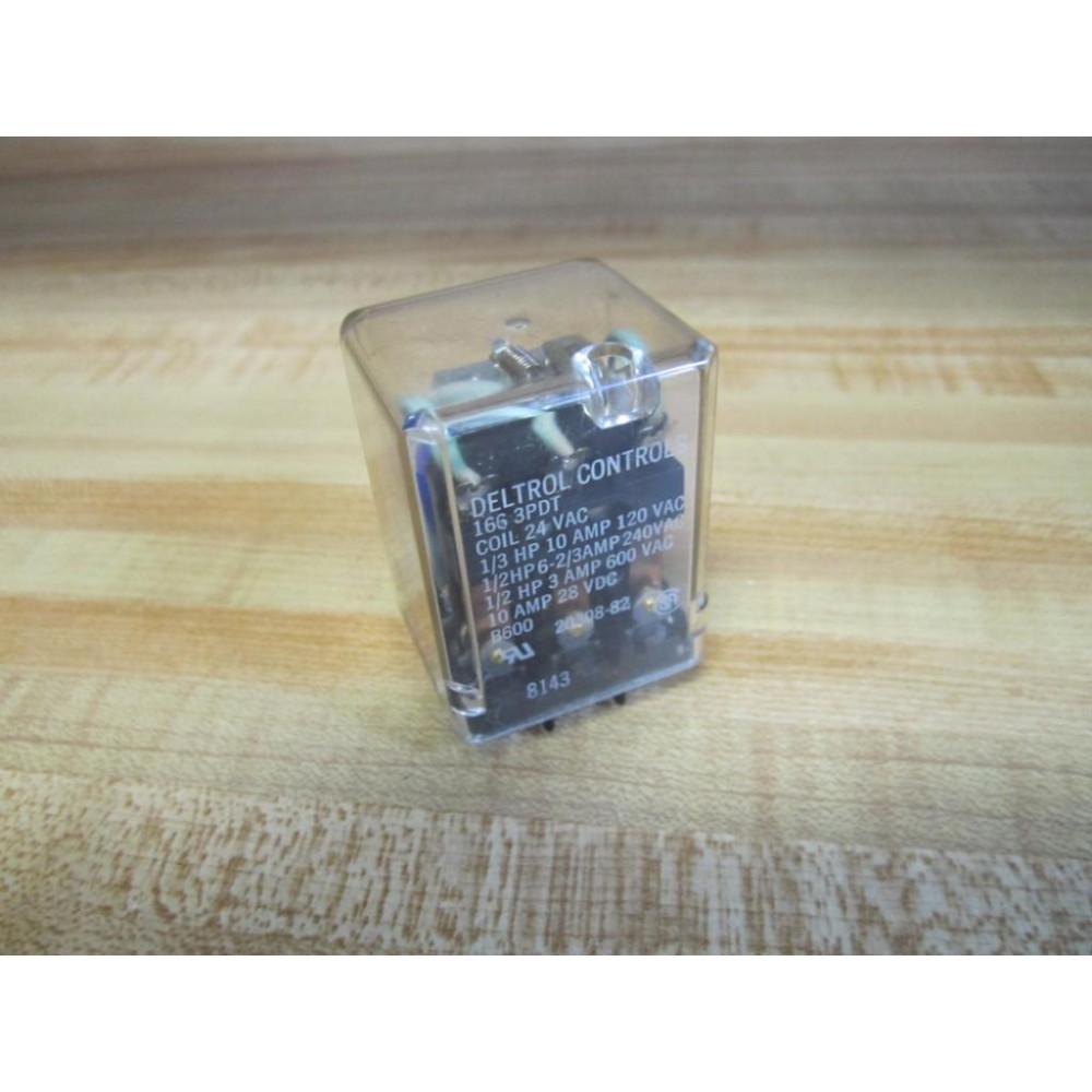 Deltrol Controls 1663PDT Relay 20308-82 - Used