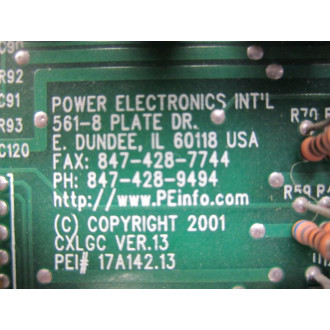 Power Electronics 12-308A PC Board 1Q071123088A - Parts Only