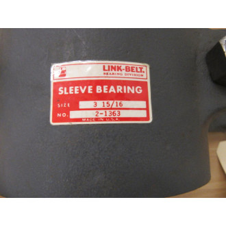 Link-Belt 2-1363 Sleeve Bearing 21363 - New No Box