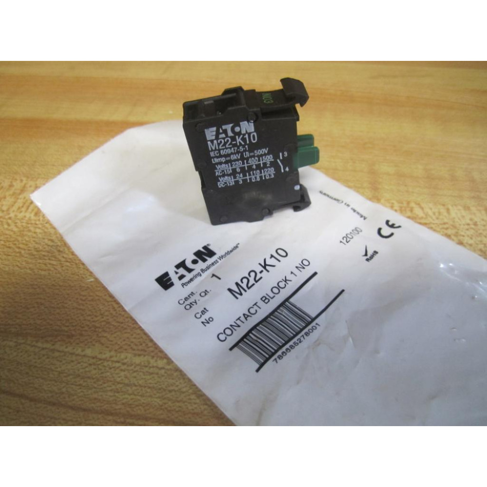 Moeller Klockner M22-K10 Eaton Block Cutler Hammer